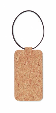 Logo trade promotional gift photo of: Cork luggage tag