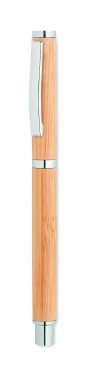 Logo trade promotional merchandise picture of: Bamboo gel pen