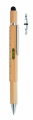 Spirit level pen in bamboo, Wood