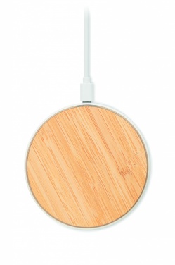 Logotrade corporate gifts photo of: Bamboo wireless charger 10W