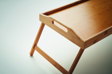 Logo trade advertising product photo of: Foldable bamboo tray