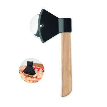 Logotrade promotional item image of: Pizza cutter bamboo handle
