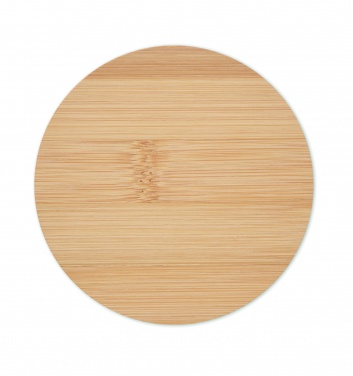 Logotrade promotional item picture of: Bamboo round coaster