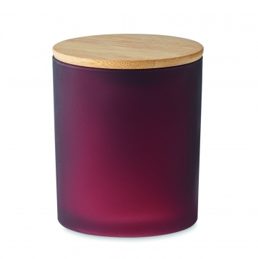 Logo trade promotional giveaway photo of: Plant based wax candle 280 gr