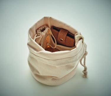 Logo trade promotional merchandise photo of: Small Organic cotton bag
