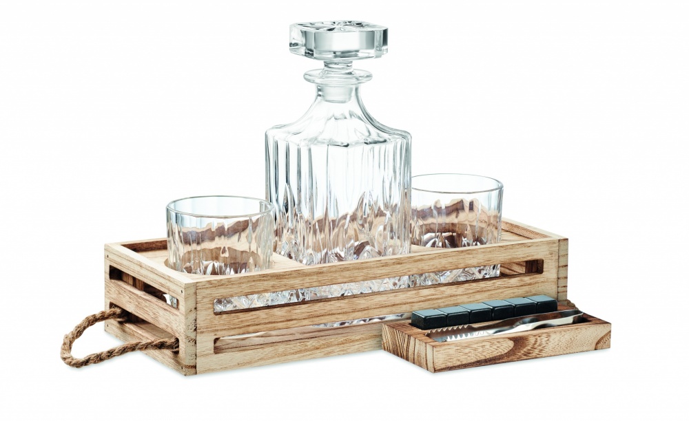 Logo trade promotional gifts image of: Luxury whisky set