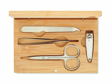 Logo trade promotional merchandise photo of: Manicure nail tool set