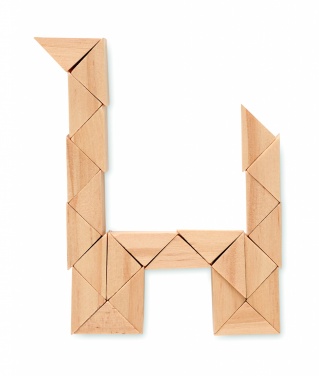 Logo trade corporate gifts picture of: Wooden puzzle/brain teaser