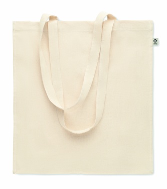 Logo trade promotional gift photo of: Organic cotton shopping bag