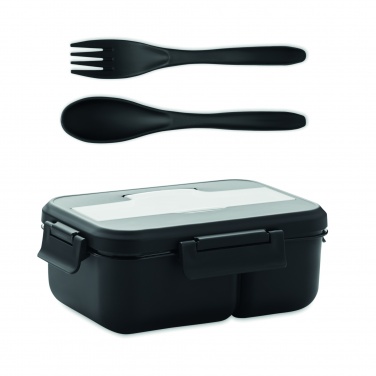 Logo trade corporate gift photo of: Lunch box with cutlery in PP