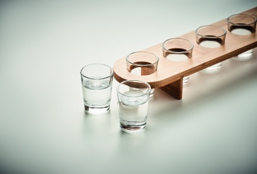 Logo trade promotional gifts image of: Set of 6 shot glasses