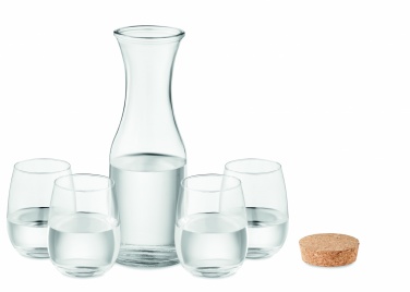 Logo trade promotional products picture of: Set of recycled glass drink