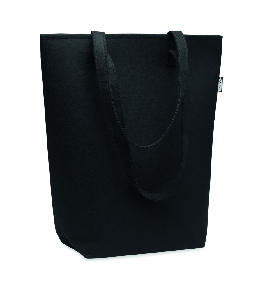 Logo trade promotional merchandise photo of: RPET felt event/shopping bag