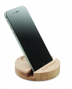 Logotrade promotional gifts photo of: Birch Wood phone stand
