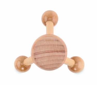 Logotrade promotional item picture of: Hand held massager in wood