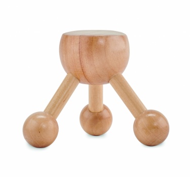 Logotrade promotional item picture of: Hand held massager in wood