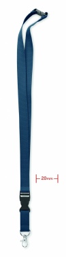 Logo trade business gifts image of: Lanyard cotton 20mm