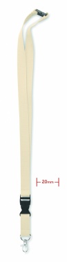Logo trade promotional item photo of: Lanyard cotton 20mm