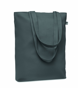 Logo trade corporate gift photo of: Canvas shopping bag 270 gr/m²