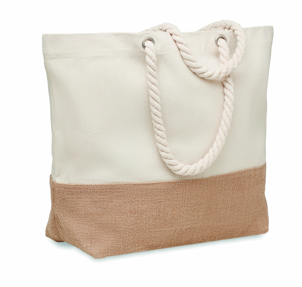 Logotrade promotional giveaway picture of: Canvas beach bag 280 gr/m²
