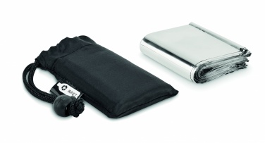 Logo trade promotional product photo of: Emergency blanket in a pouch