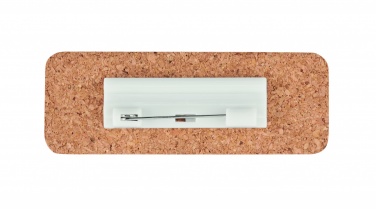 Logotrade promotional giveaways photo of: Name tag holder in cork
