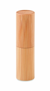Logotrade promotional product picture of: Lip balm in bamboo tube box