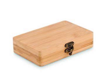 Logotrade advertising product picture of: 13 piece tool set, bamboo case