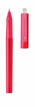 Logotrade promotional items photo of: RPET blue gel ink ball pen