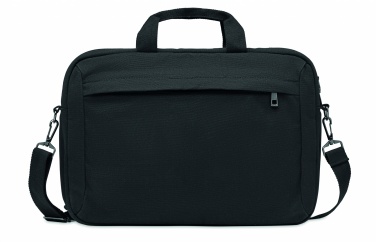 Logo trade business gift photo of: Laptop bag in washed canvas