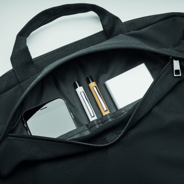 Logo trade promotional gift photo of: Laptop bag in washed canvas
