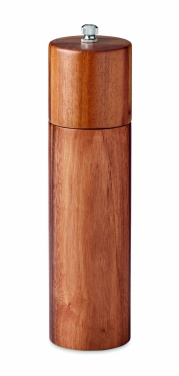 Logo trade promotional merchandise picture of: Pepper grinder in acacia wood