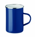 Metal mug with enamel layer, Blue