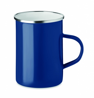 Logo trade promotional gifts picture of: Metal mug with enamel layer