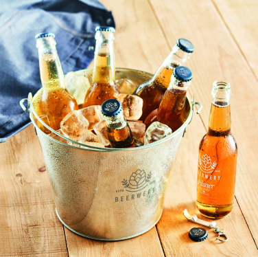 Logotrade promotional giveaways photo of: Metal beer bucket 4L