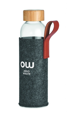 Logo trade promotional gift photo of: Glass bottle 500 ml