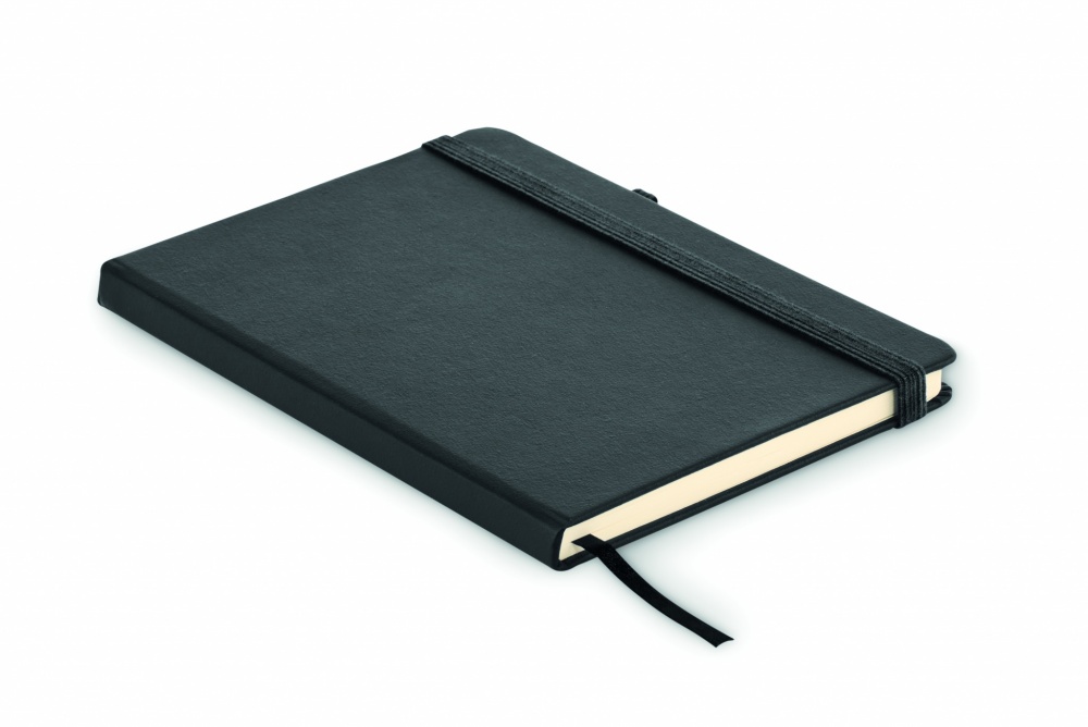 Logo trade promotional products image of: Recycled Leather A5 notebook