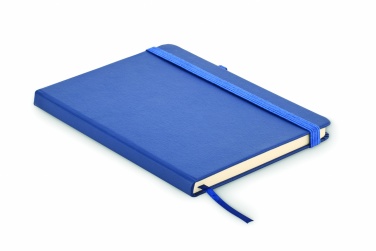 Logo trade promotional merchandise picture of: Recycled Leather A5 notebook