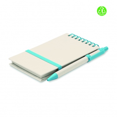 Logo trade promotional item photo of: A6 milk carton notebook set