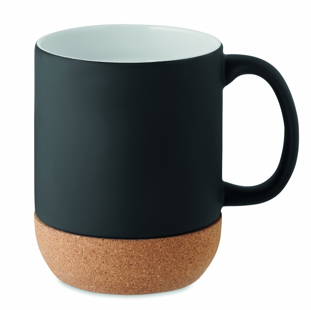 Logotrade promotional items photo of: Matt ceramic cork mug 300 ml