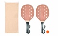 Rosewood beach tennis set, Wood