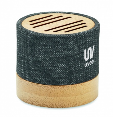 Logotrade advertising product image of: Bamboo RPET wireless speaker