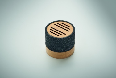 Logotrade promotional items photo of: Bamboo RPET wireless speaker