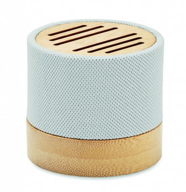 Logotrade promotional gift picture of: Bamboo RPET wireless speaker