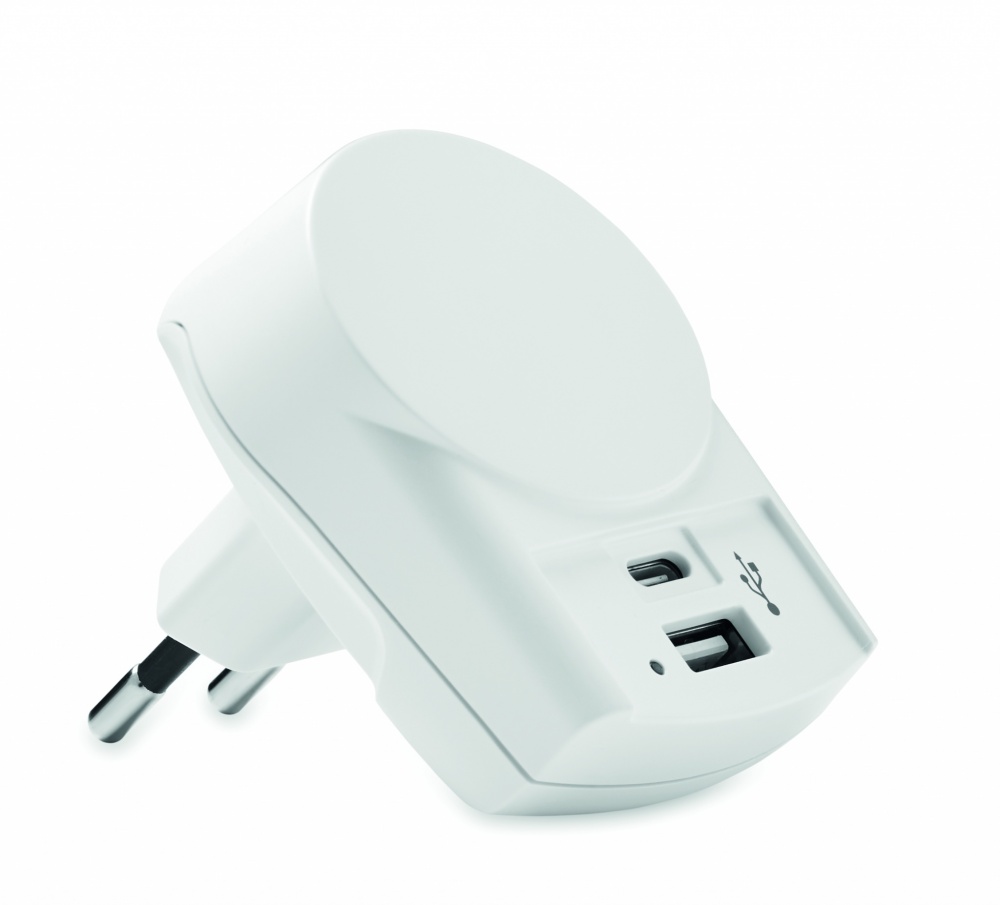 Logo trade corporate gift photo of: Skross Euro USB Charger (AC)