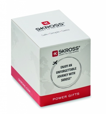 Logo trade promotional merchandise picture of: Skross Euro USB Charger (AC)