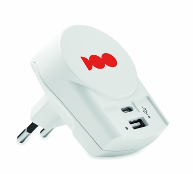 Logo trade promotional merchandise image of: Skross Euro USB Charger (AC)