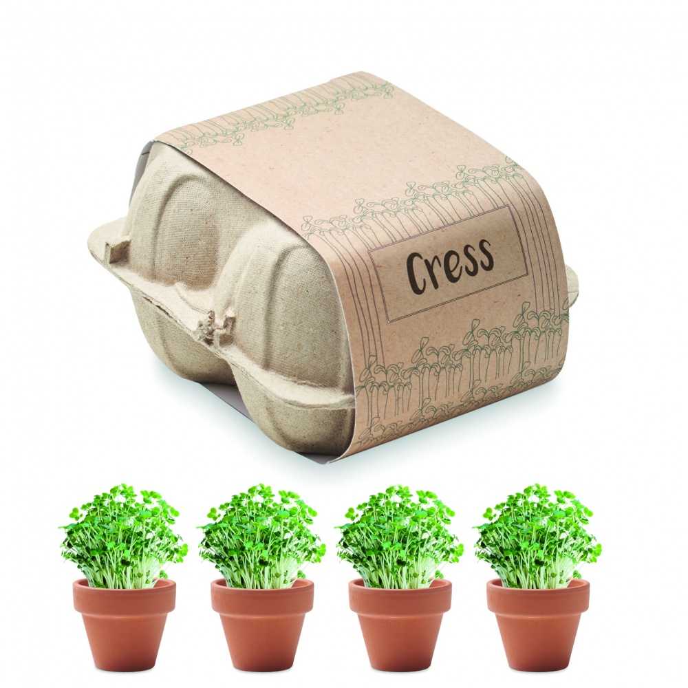 Logotrade promotional giveaways photo of: Egg carton growing kit