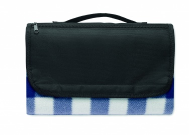 Logo trade business gifts image of: RPET fleece blanket 150 gr/m²