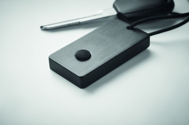 Logo trade corporate gifts picture of: Key finder device in bamboo